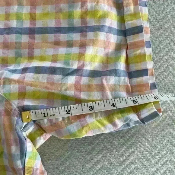 Brooks Brothers Country Club Men’s Size L Pastel Plaid Swim Bathing Trunks Suit - Picture 7 of 8